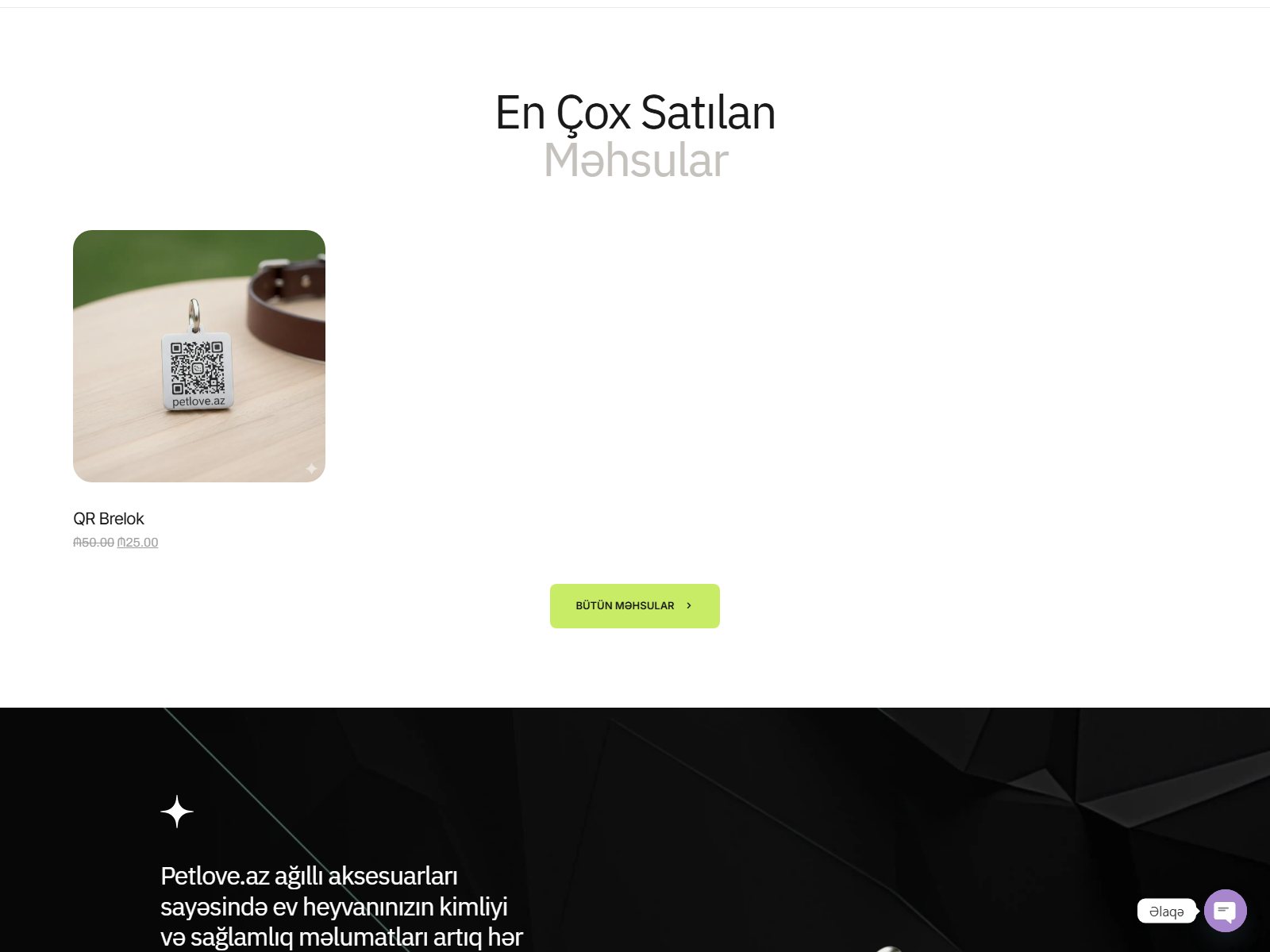 Ən çox satılan məhsullar